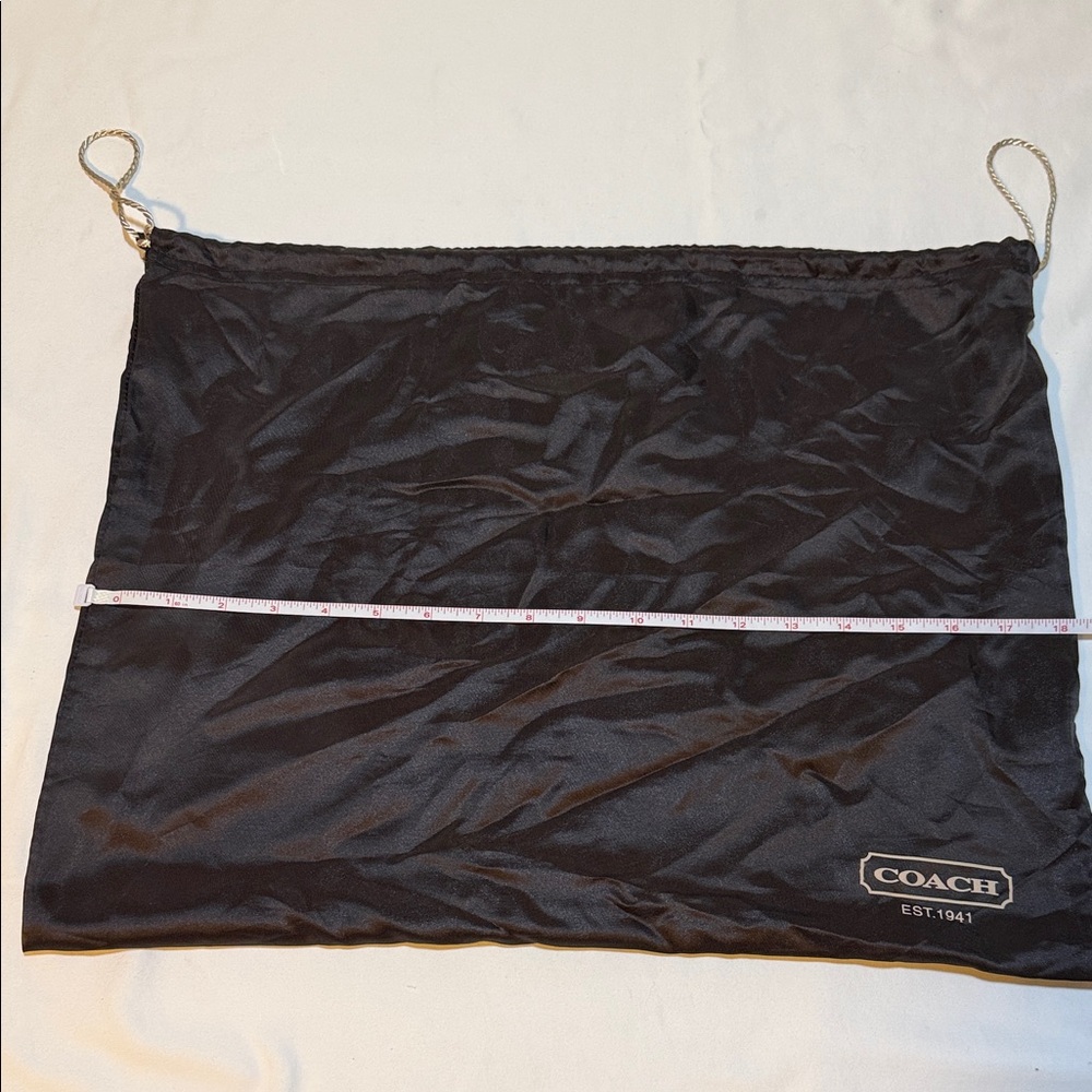 Coach Dark Brown Logo/Dust Bag